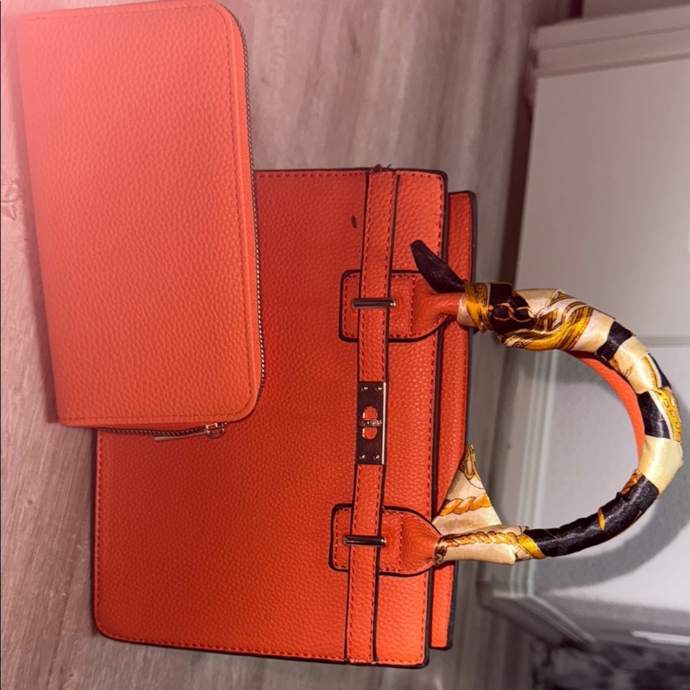 Orange  Women's Handbag